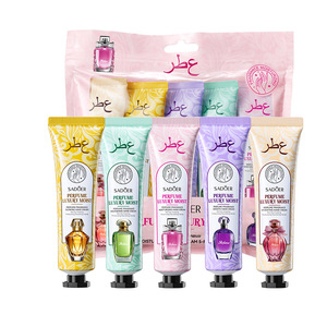 Crème <span class=keywords><strong>hydratante</strong></span> <span class=keywords><strong>parfum</strong></span>ée pour les mains, lot de 5 pièces, pour peaux sèches, retient l'humidité pour une hydratation longue durée, améliore la sécheresse - Product Image 1
