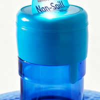 Bouchon de bouteille d'eau en PE de 5 gallons (20 litres) 55 mm, couvercle en plastique réutilisable avec bec verseur pour l'emballage des bouteilles