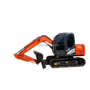 100% original gebrauchter Hitachi Bagger ZX70 Mini Crawler 7ton Ow Kraftstoff verbrauch Ideal für städtische Arbeiten Zero Tail Swing - Product Image 4