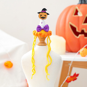 Perros, gatos, perros pequeños, cachorros, sombreros y accesorios navideños con temática de calabaza de dibujos animados de Halloween - Product Image 5