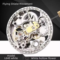 Mouvement de montre mécanique automatique en acier inoxydable 2813, étanche, à 3 aiguilles, avec calendrier simple, pièces de montre, mouvement de montre en métal à piles