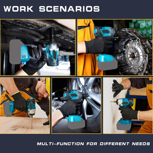 Clé à chocs <span class=keywords><strong>électrique</strong></span> <span class=keywords><strong>sans</strong></span> <span class=keywords><strong>fil</strong></span> de qualité industrielle, idéale pour les chantiers de construction et les ateliers de réparation automobile - Product Image 6