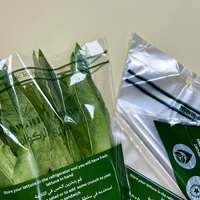 Bolsas Trapezoidales Transparentes de CPP con Cierre de Alambre, Sellado Térmico e Impresión de Logotipo Personalizado para Envasado de Frutas y Verduras