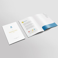 Vente en gros de brochures pliées en couleur personnalisées, impression de brochures tailles A3 A4 A5, publicité promotionnelle, papier d'usine