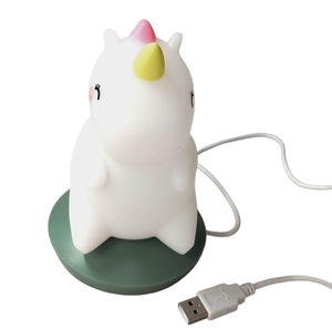 Nouveau produit, adorable veilleuse LED en silicone en forme de licorne pour bébé - Product Image 6