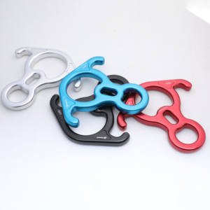 Camal 50kn बचाव आंकड़ा 8 एल्यूमीनियम मिश्र धातु वंशज गिरने के लिए ऊर्ध्वाधर जीवन लंगर - Product Image 5