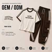 Ensemble de t-shirts personnalisés imprimés respirants surdimensionnés 100% coton à manches courtes de haute qualité