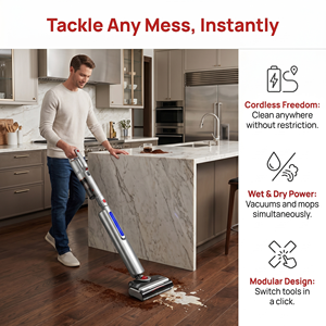PG16PRO Cordless <b>Handheld</b> <b>Vacuum</b> Cleaner 27KPa Strong Suction Rechargeable for Home Pet Hair - Product Image 6