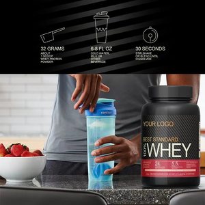Vente Directe d'Usine Poudre de Protéine 100% Whey pour Prise de Masse Poudre de Lactosérum Brut pour Augmenter Votre Masse Musculaire - Product Image 6