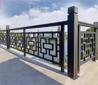 Balustrades et mains courantes de balcon sur mesure de haute qualité, design contemporain, en acier au carbone et aluminium, directement de l'usine, garantie 1 an