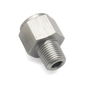 ข้อต่อลดแรงดันน้ำมันเชื้อเพลิงแบบเกลียวสแตนเลส 1/8NPT M12x1 สำหรับชิ้นส่วนยานยนต์ - Product Image 1