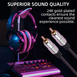 Cáp Âm Thanh Video Chuyên Nghiệp Cáp Âm Thanh <span class=keywords><strong>Rca</strong></span> Cho Loa Siêu Trầm/Đầu Dvd/Hdtv/Studio/Bộ Khuếch Đại/Tv Box - Product Image 3