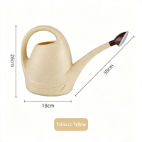 Arrosoir en plastique durable à long bec de grande capacité 3,5 L pour l'arrosage des légumes et des fleurs sur le balcon, dans la cour