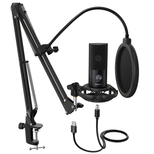 <span class=keywords><strong>FIFINE</strong></span> Microphone à bras articulé à condensateur USB <span class=keywords><strong>T669</strong></span>, microphones adaptés aux instruments, enregistrement en studio, vente chaude - Product Image 1
