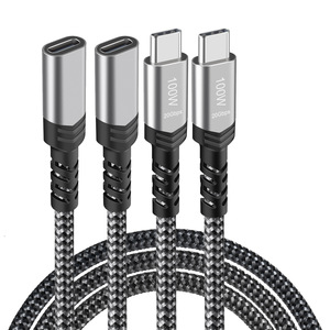 Type <b>C</b> Male To Female 20Gbps <b>USB</b> 3.2 Data Cable 100W Charging 4K Projection <b>Adapter</b> Cable - Product Image 5