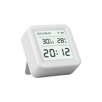Capteur de température et d'humidité alimenté par batterie WiFi, sonde externe, contrôle par application, pour la maison, le garage, le bar, écran TFT, IOS/Android