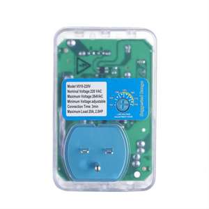 Huijun 220v zaman gecikmesi ayarlanabilir akıllı voltaj regülatörü soket aşırı-voltaj koruyucusu koruyucu de voltaje - Product Image 2