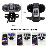 Produit phare : Phare LED universel pour moto MONSTANA MO-2234, contrôle par application, étanche IP67, indicateur RVB clignotant, 400LM