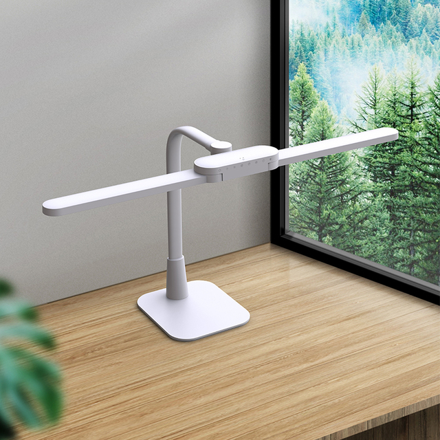 New Design Gesture Conrtol LED Desk Lamp Smart Tomato Mode Home Office Dual Shades Superbright Table Lamp
