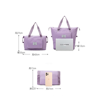 2025 nouveau YCH mode dames humide et sec séparation sac étanche extensible sac pliant femmes polochon sport Yoga Fitness sac