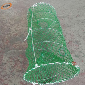 Pièges à crabes/homards/poulpes/poissons en acier inoxydable de grande taille 30 pouces * 160 cm 5-7 mm avec poche à appât pour le marché américain - Product Image 3