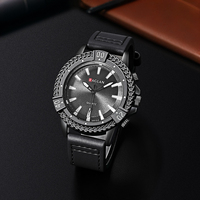 WJ-11530 Nouvelle Arrivée Vente Chaude Montre Homme en Cuir à Quartz Tendance Prix Usine Vente en Gros