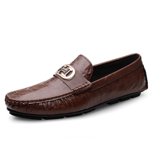 Mocasines de Cuero <span class=keywords><strong>para</strong></span> <span class=keywords><strong>Hombre</strong></span> al por Mayor, Clásicos, de Color Sólido, Sin Cordones, <span class=keywords><strong>para</strong></span> Oficina, Trabajo, Casual de Negocios - Product Image 2