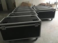 Étui rigide résistant de vol de câble de 1200mm pour le coffre de vol de route de stockage d'équipement avec des roues