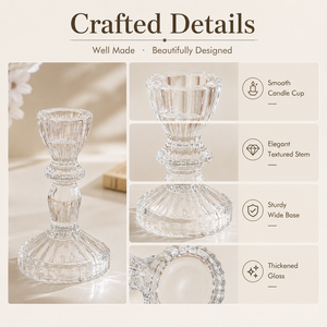 Photophore <span class=keywords><strong>vintage</strong></span> en verre transparent pour bougie conique, <span class=keywords><strong>centre</strong></span> <span class=keywords><strong>de</strong></span> <span class=keywords><strong>table</strong></span> <span class=keywords><strong>de</strong></span> mariage, décoration intérieure, fournisseur en gros, <span class=keywords><strong>centre</strong></span> <span class=keywords><strong>de</strong></span> <span class=keywords><strong>table</strong></span> <span class=keywords><strong>de</strong></span> mariage - Product Image 4