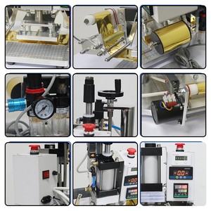 Machine pneumatique de gaufrage à chaud pour cuir, papier et bois – Presse à chaud pneumatique - Product Image 6