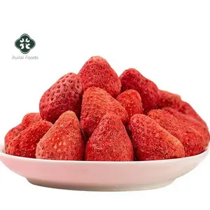 No additive Candied preserved fruit FD dried strawberry healthy fruit snack Freeze dried strawberry