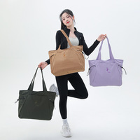 Bolsa Deportiva de Yoga y Gimnasio Estilo Influencer 2026, de Gran Capacidad, con Asa al Hombro, Forro de Nailon y Poliéster, Organizador para Viajes de Ocio