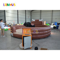 Équitation Structure extérieure Team Building Sport Jeux mécaniques gonflables pour adultes Taureau mécanique