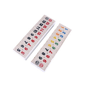 Juego de Cartas Digitales de <span class=keywords><strong>Rummy</strong></span> para 6 Personas, Mahjong Israelí, <span class=keywords><strong>Rummy</strong></span> Mexicano, Dominó, Juego de Mesa con Melamina - Product Image 3