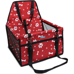 Seggiolino auto per cani Nobleza pieghevole e lavabile seggiolino per auto di sicurezza per animali domestici per cani e gatti realizzato in borse da viaggio in materiale Oxford - Product Image 1