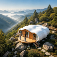 Nouvelle Villa Modulaire en Forme de Triangle, Structure Personnalisée, Bâtiment de Bureau Préfabriqué Triangulaire Moderne, Maison Extérieure pour la Vie Quotidienne