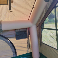 Tente gonflable personnalisée avec logo, résistante au vent, facile à gonfler, tente familiale pour le glamping et le camping en plein air