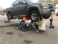 Hydraulic Lock Auto Double Platform Scissor Car Lift, 3 T