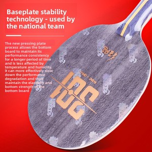 Lame <span class=keywords><strong>de</strong></span> tennis <span class=keywords><strong>de</strong></span> table DHS Hurricane 301, intérieur ALC Arylate Carbon 5+2 plis, <span class=keywords><strong>raquette</strong></span> <span class=keywords><strong>de</strong></span> <span class=keywords><strong>ping</strong></span>-<span class=keywords><strong>pong</strong></span> professionnelle pour attaque offensive et topspin. - Product Image 2
