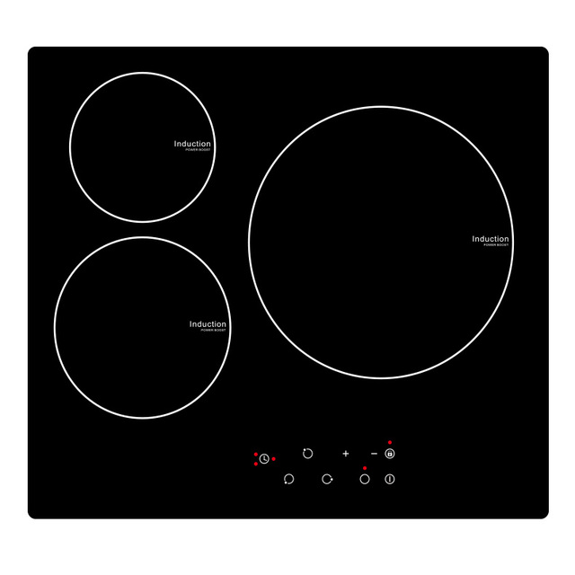 CE CB Certified Fast Cooking Induction Hob with 3 Burners 5600W 230V Induction Cooker