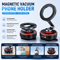 Support magnétique automatique pour téléphone de voiture LC, fixation à ventouse puissante pour tableau de bord, pare-brise, support de téléphone pour navigation GPS