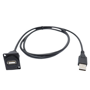 <span class=keywords><strong>Cavo</strong></span> <span class=keywords><strong>USB</strong></span> 3.0 Tipo D <span class=keywords><strong>Maschio</strong></span>-<span class=keywords><strong>Maschio</strong></span>/<span class=keywords><strong>Maschio</strong></span>-<span class=keywords><strong>Femmina</strong></span> Impermeabile in PVC per Yacht, Pannelli Strumenti Moto e Uso Automobilistico - Product Image 1