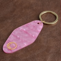 Porte-clés personnalisé en acrylique, design vintage classique, logo personnalisé, étanche, léger, souvenir, cadeau promotionnel pour