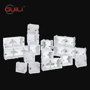 junction box pvc switch control box hight quality power safety 1 way gang box