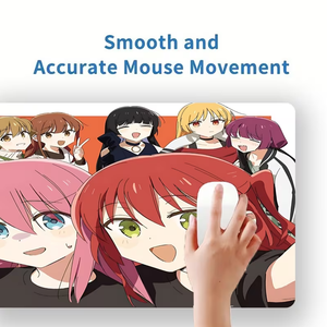 Tapis de souris multi-tailles <span class=keywords><strong>Rock</strong></span> Image, discret et polyvalent, s'intègre facilement à divers bureaux, offrant un suivi précis de la souris. <span class=keywords><strong>Bocchi</strong></span> - Product Image 2