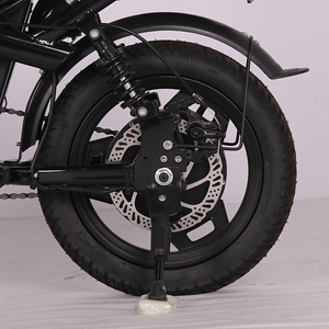 Bicicleta Eléctrica Plegable Híbrida Urbana para Adultos, 14 Pulgadas, 48V10Ah, Venta al Por Mayor de Fábrica, Barata - Product Image 6