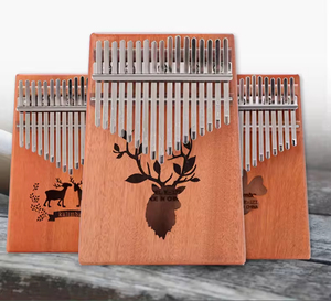Meilleure vente en gros de <span class=keywords><strong>Kalimba</strong></span> en bois fait à la main 17 touches Style durable Instrument de musique de début personnalisé - Product Image 5