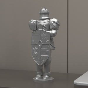 เครื่องประดับอัศวินวินเทจสไตล์ยุโรปตู้วางทีวีตู้ไวน์ของตกแต่งสำนักงานชุดเกราะโรมันงานฝีมือเรซิ่นสำหรับบ้าน - Product Image 3