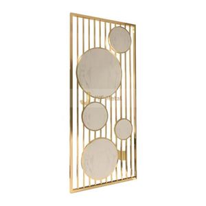 Divisor de Acero Inoxidable, Biombo Metálico, Pantalla Metálica, Logotipo OEM Personalizado, Precio de Fábrica - Product Image 3