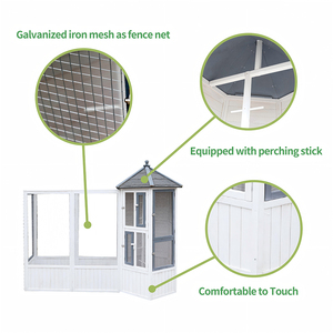 Wholesale Hot Sell Eco-Friendly Wooden Pigeon Cage Large <strong>Bird</strong> Breeding <strong>Aviary</strong> with Modern Design - Product Image 4